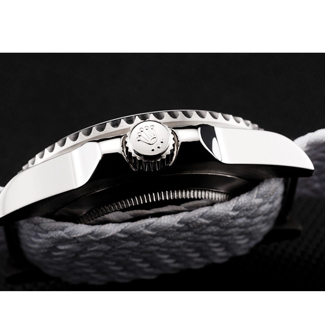 MiroTime 0812 Rolex Submariner Bamford White Dial White Fabric Bracelet 1453867